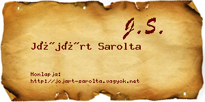 Jójárt Sarolta névjegykártya
